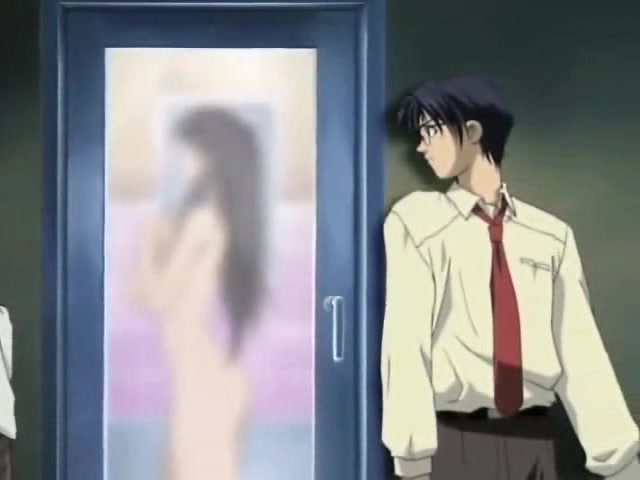 Bathroom Anime Porn - Dude In Glasses Hentai Chick Taking Bath