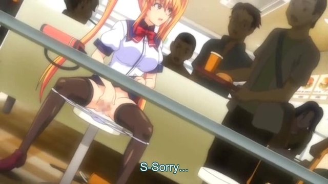 Anime girl masturbating