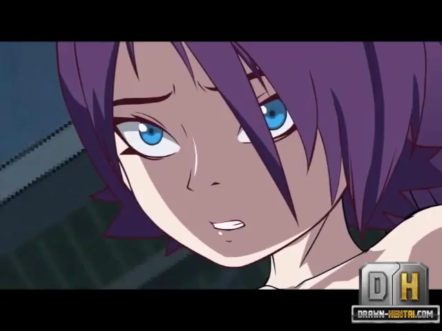 640px x 480px - Enchained Purple-Haired Hentai Vixen Gets Her Pussy Screwed ...