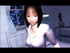 Sweet Asian rubs her pussy through panties and makes love to a male paramour.