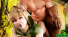Huge monster taking forest nymph in doggy style