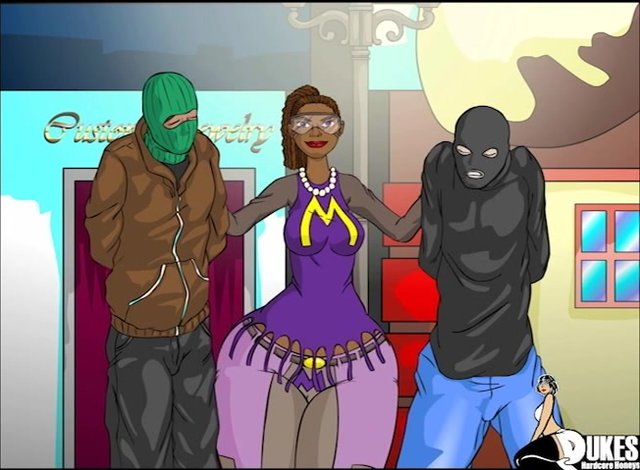 Ebony Hardcore Cartoon Porn - Ebony Superheroine Is In The Spotlight