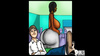White dude enjoys two black women