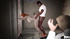 Chesty redhead licked and plowed in a jail cell