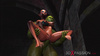 Teen sex slave fucked by a large green monster